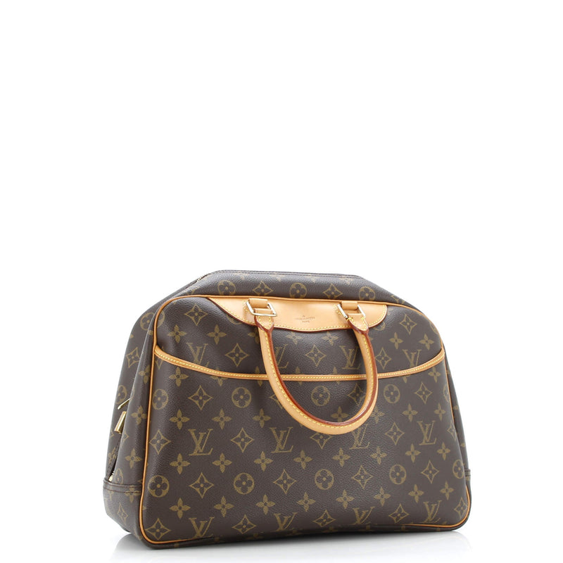 Louis Vuitton Deauville Handbag Canvas