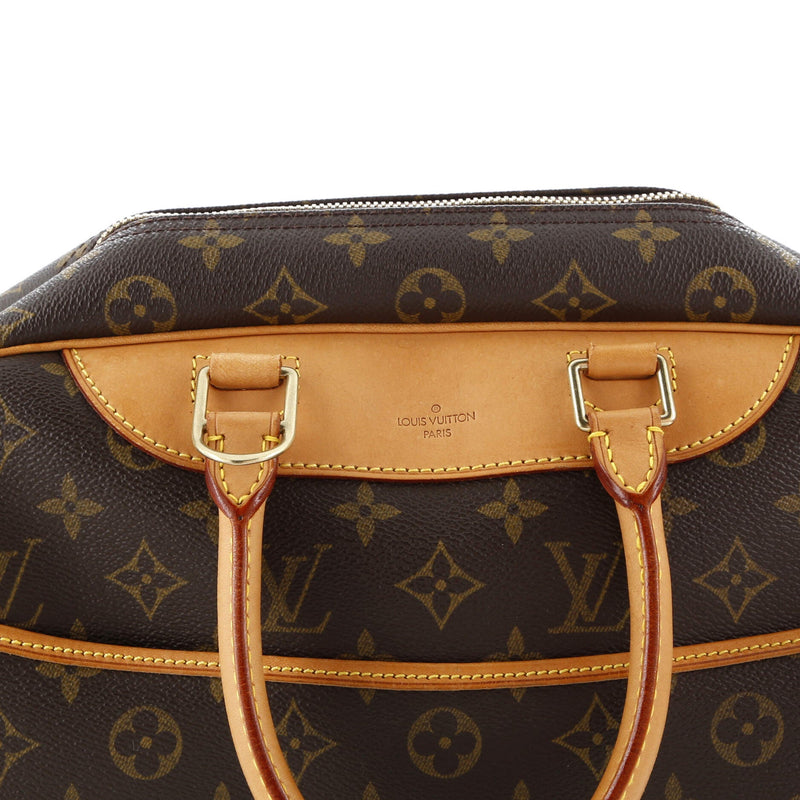 Louis Vuitton Deauville Handbag Canvas