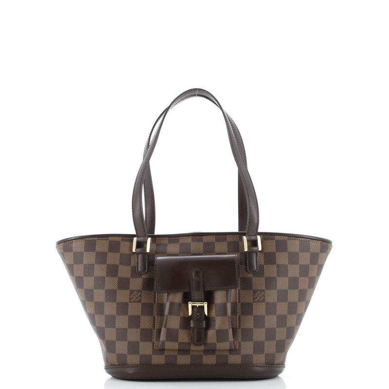 Louis Vuitton Manosque Handbag Damier Pm