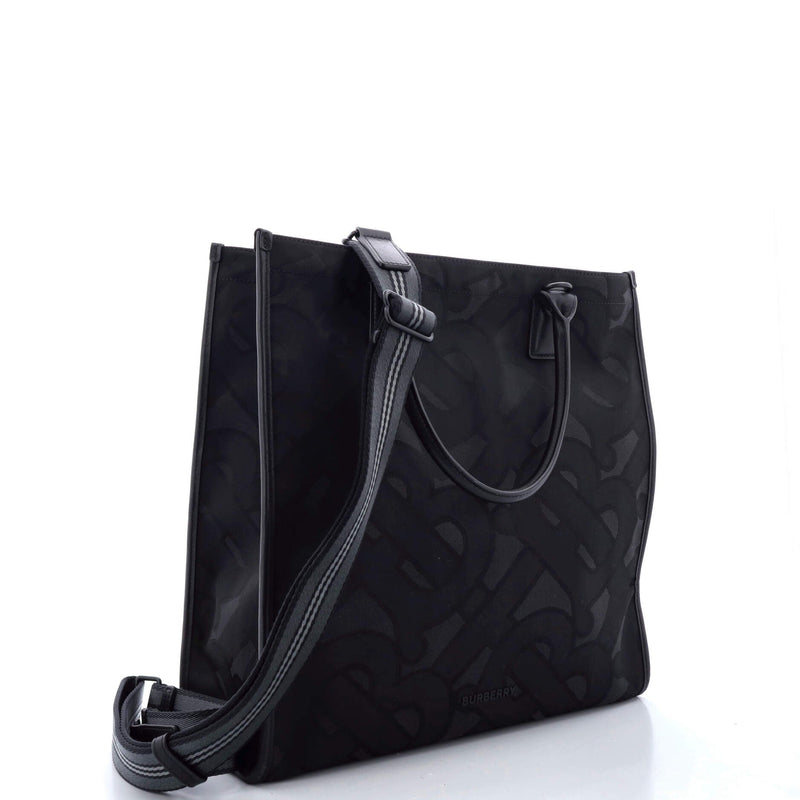 Burberry Convertible Tote Tb Jacquard