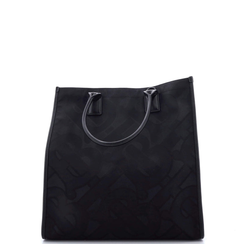 Burberry Convertible Tote Tb Jacquard