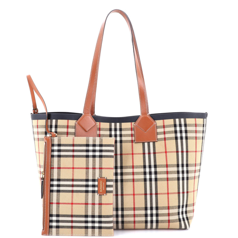 Burberry London Tote Vintage Check