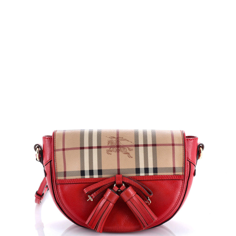 Burberry Maydown Crossbody Bag Haymarket