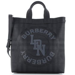 Burberry Logo Graphic Convertible Tote