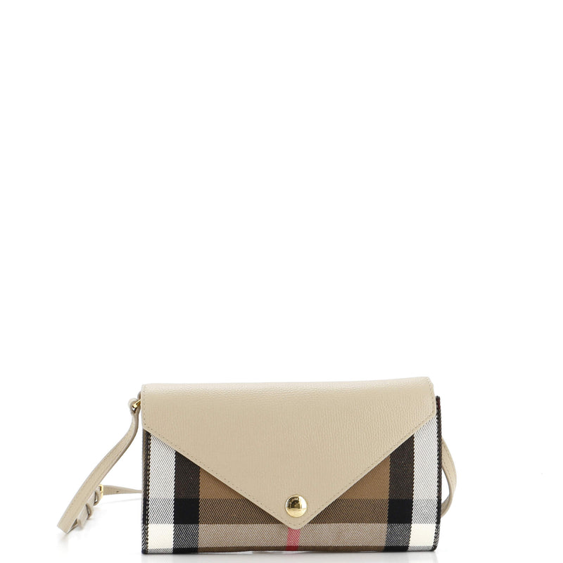 Burberry Hannah Envelope Wallet On Strap