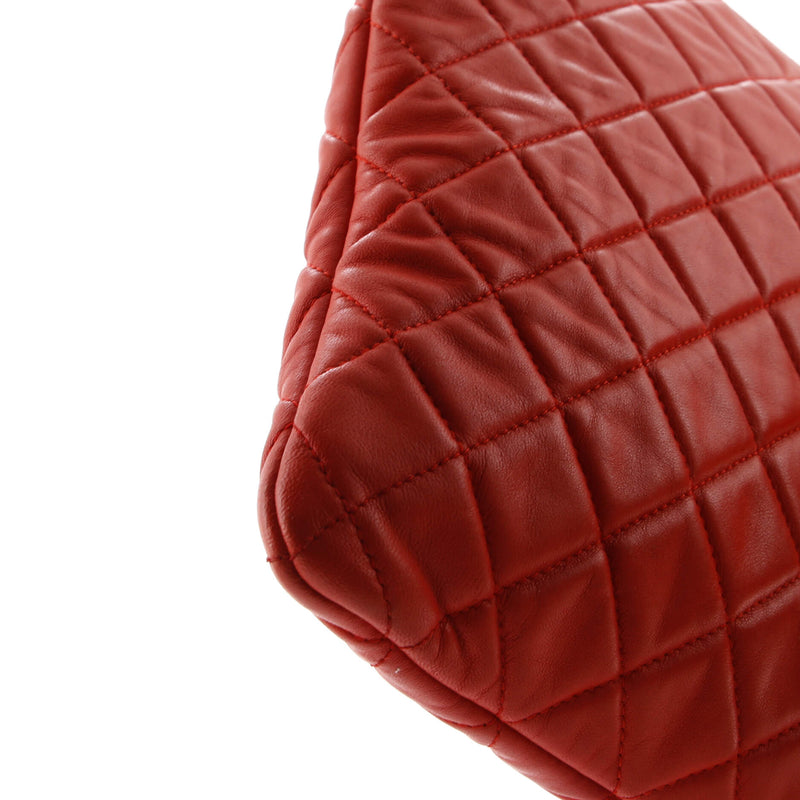 Chanel O Case Clutch Quilted Lambskin