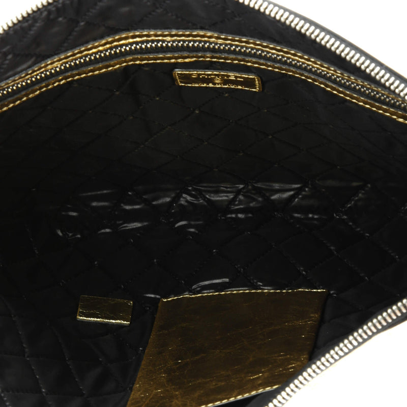 Chanel Feminine Pouch Crinkled Leather