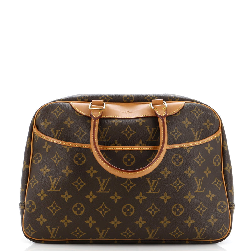 Louis Vuitton Deauville Handbag Canvas