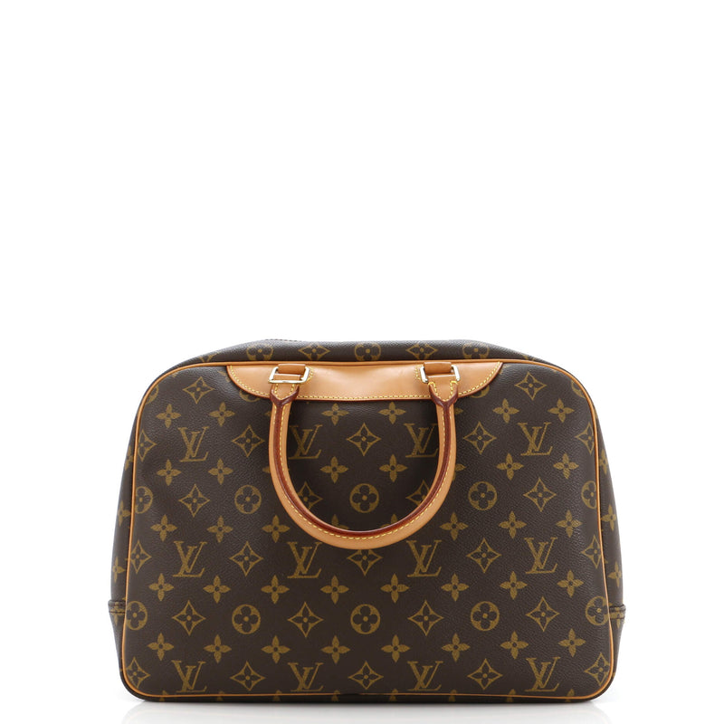 Louis Vuitton Deauville Handbag Canvas