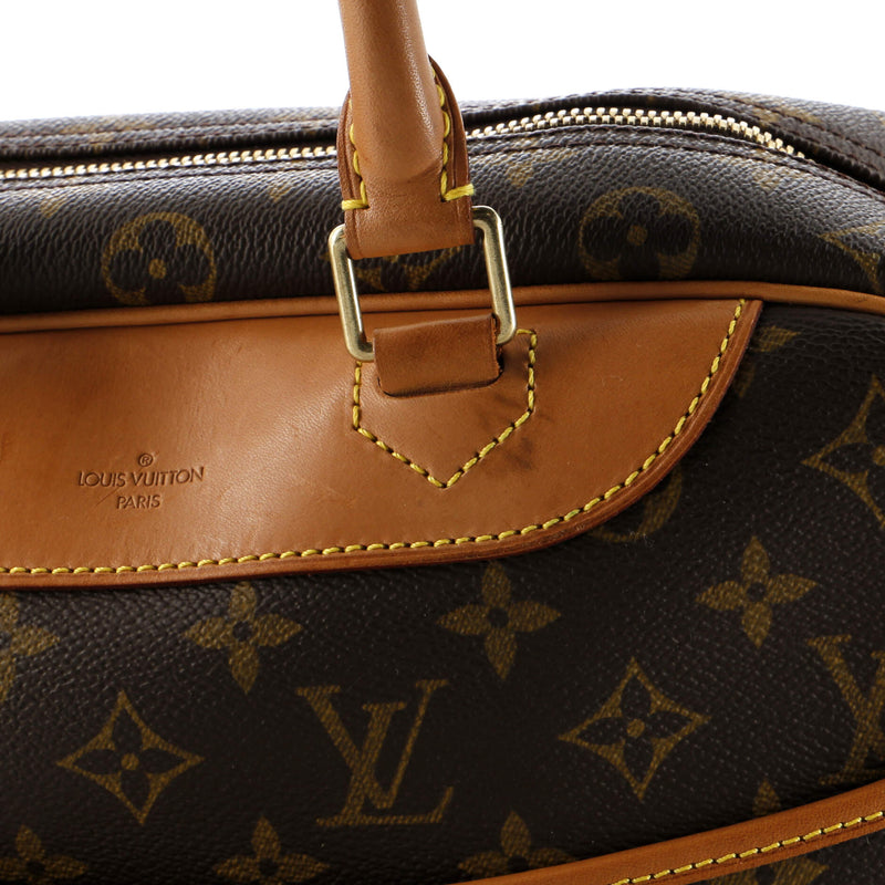Louis Vuitton Deauville Handbag Canvas