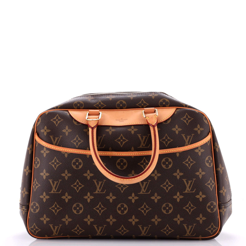 Louis Vuitton Deauville Handbag Canvas