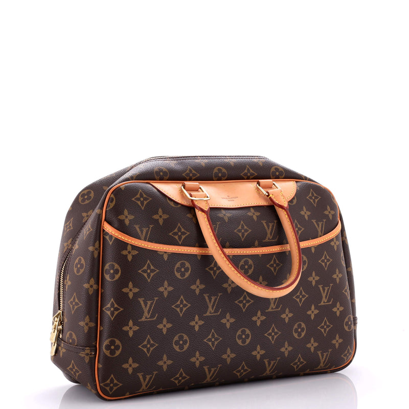 Louis Vuitton Deauville Handbag Canvas