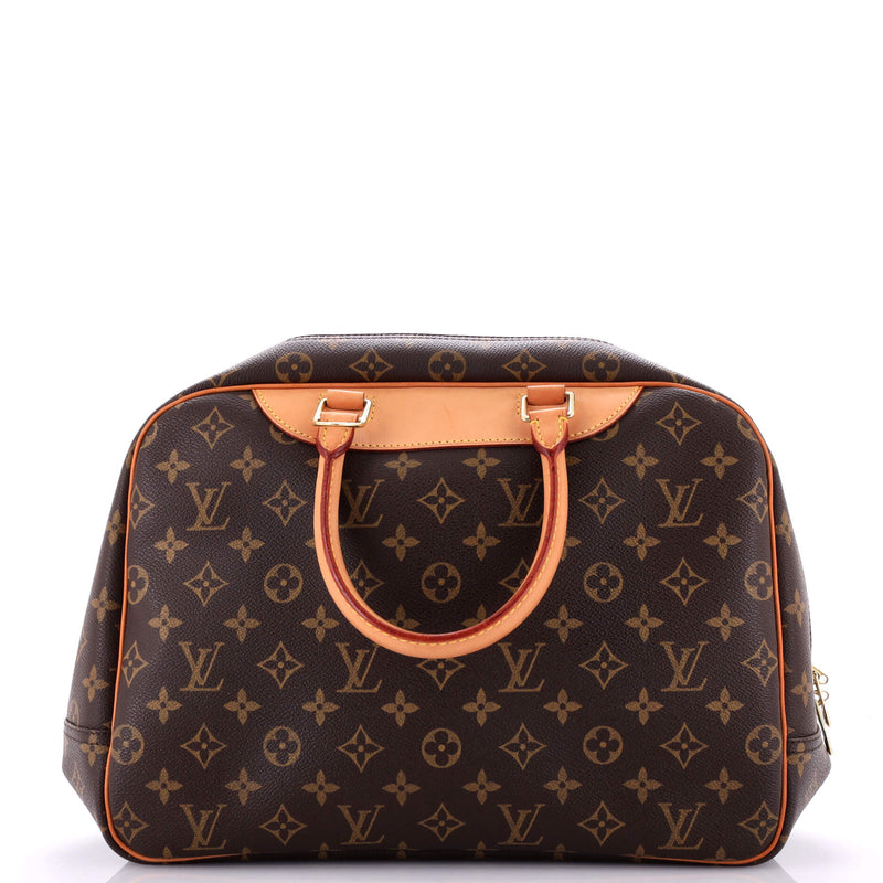 Louis Vuitton Deauville Handbag Canvas