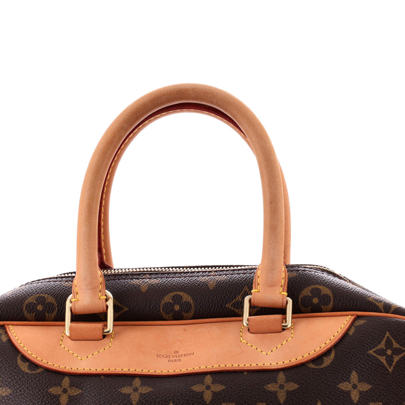 Louis Vuitton Deauville Handbag Canvas