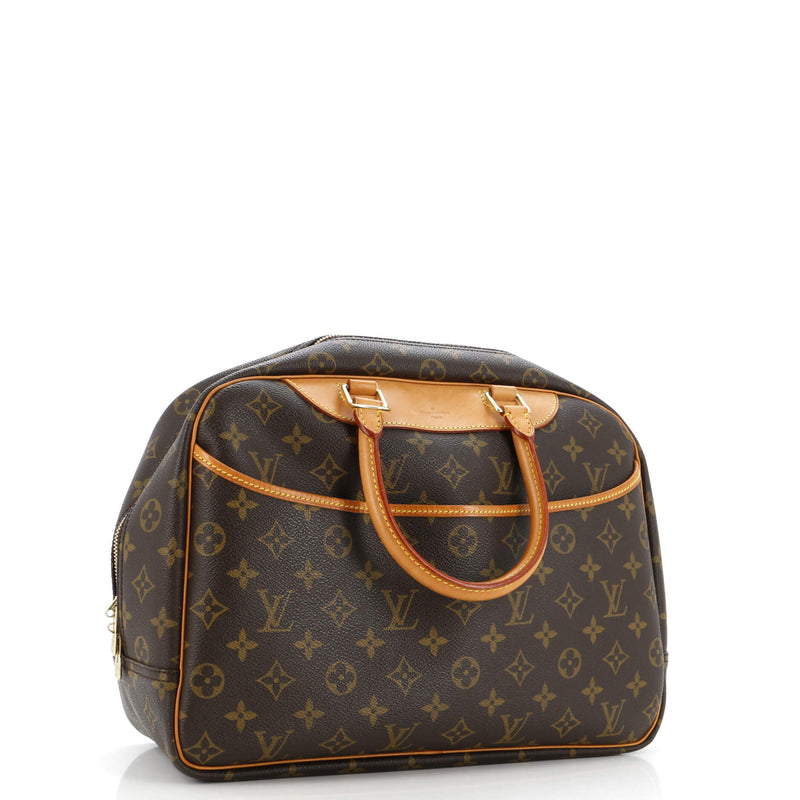 Louis Vuitton Deauville Handbag Canvas
