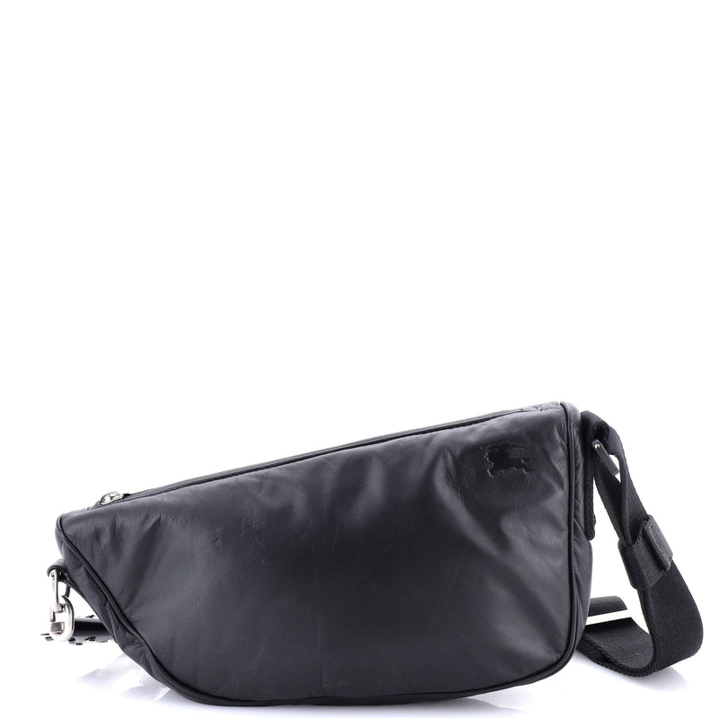 Burberry Shield Messenger Bag Leather