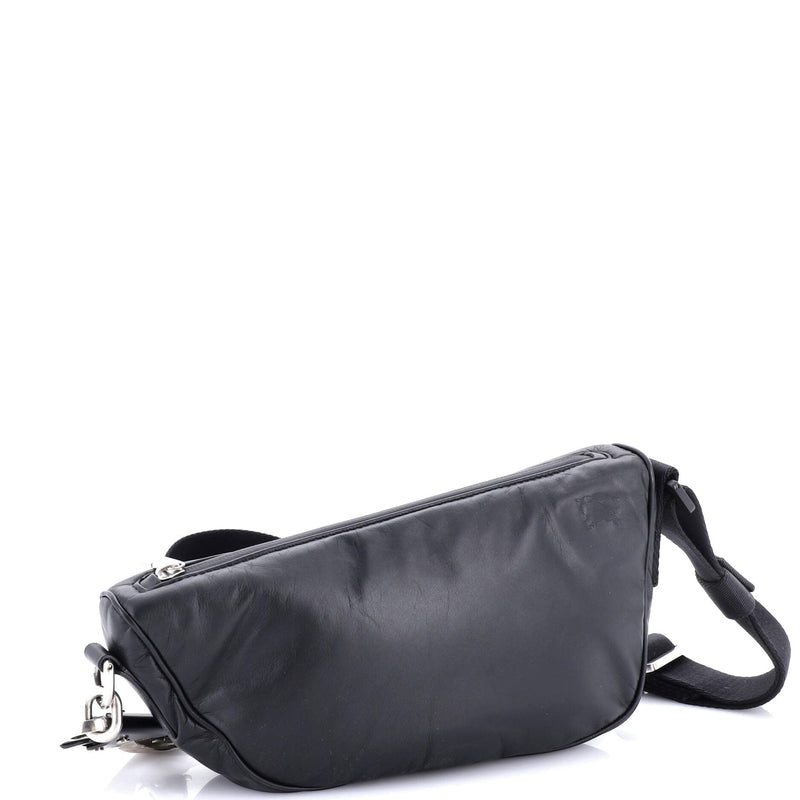 Burberry Shield Messenger Bag Leather