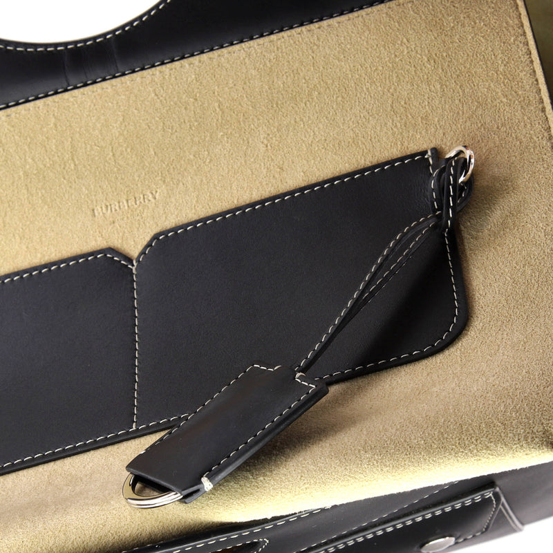 Burberry Soft Pocket Tote Leather Small