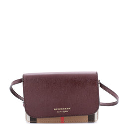 Burberry Hampshire Wallet On Strap