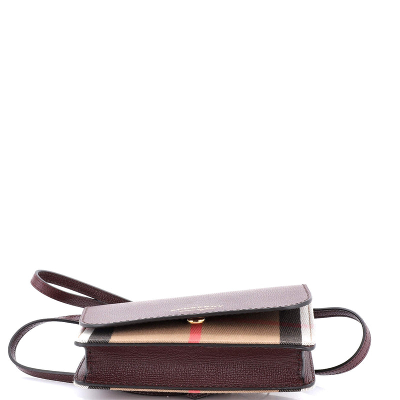 Burberry Hampshire Wallet On Strap