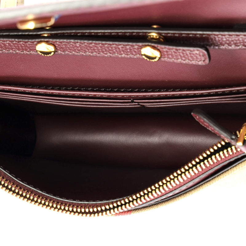 Burberry Hampshire Wallet On Strap