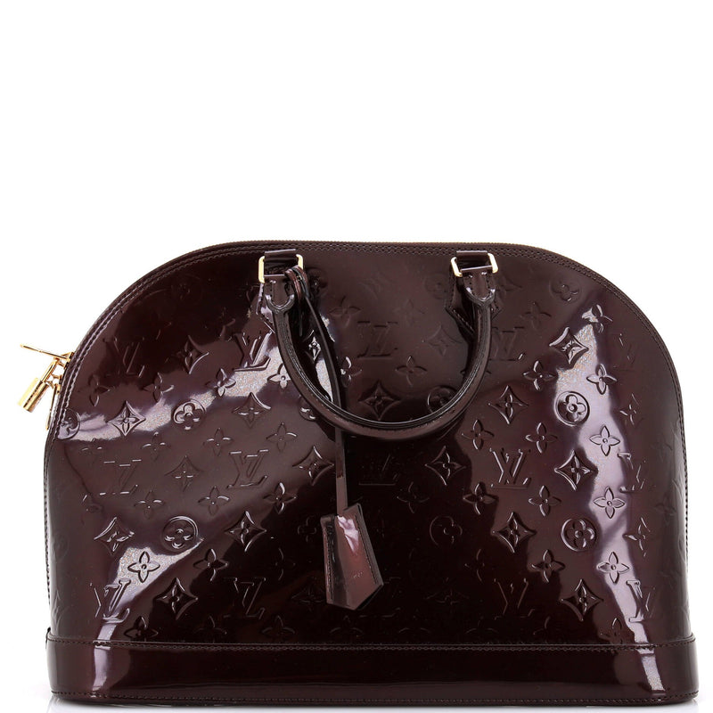 Louis Vuitton Alma Handbag Vernis Gm
