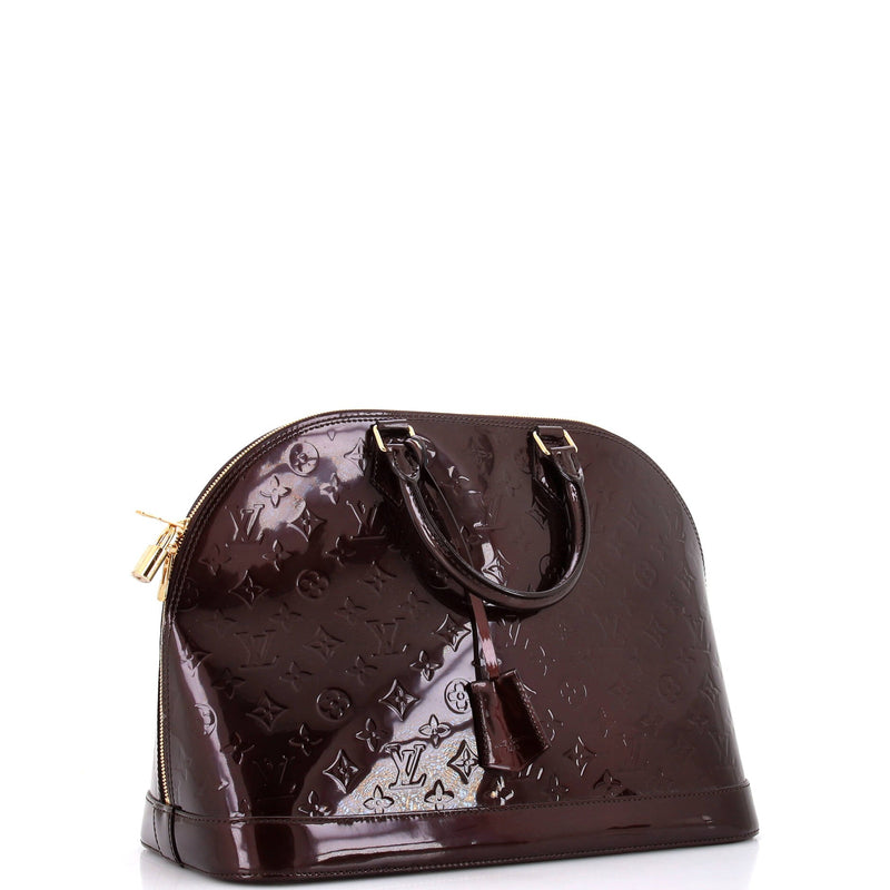 Louis Vuitton Alma Handbag Vernis Gm