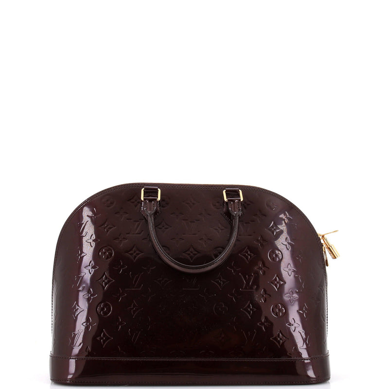 Louis Vuitton Alma Handbag Vernis Gm