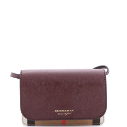 Burberry Hampshire Wallet On Strap