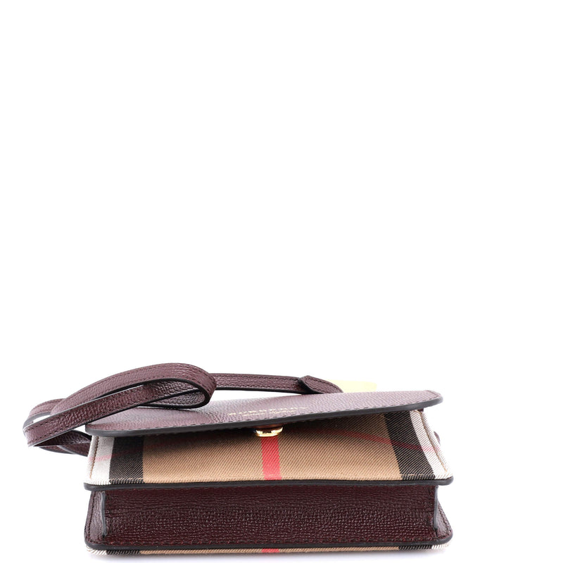 Burberry Hampshire Wallet On Strap