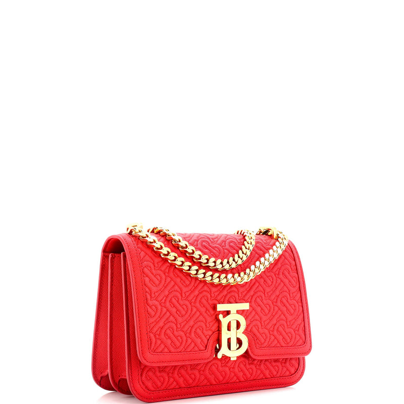 Burberry Tb Flap Chain Bag Embossed