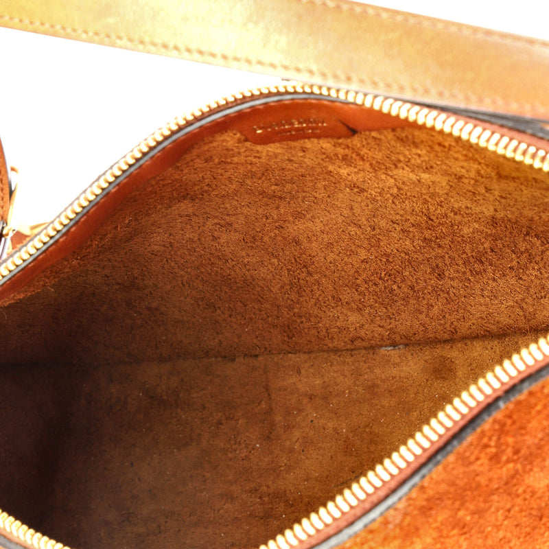 Burberry Shield Sling Shoulder Bag Suede