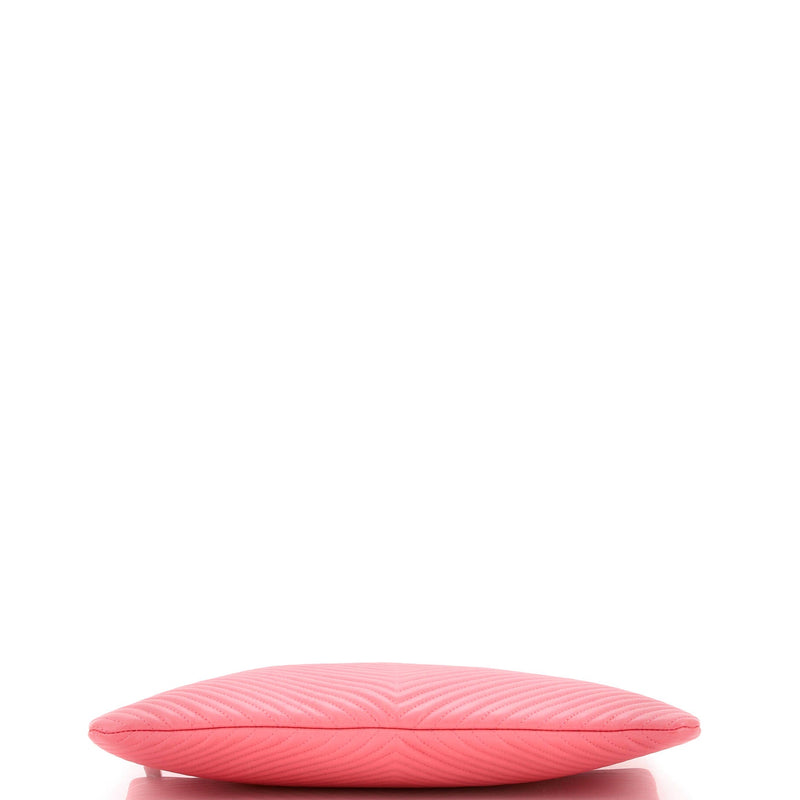 Chanel Boy O Case Clutch Chevron