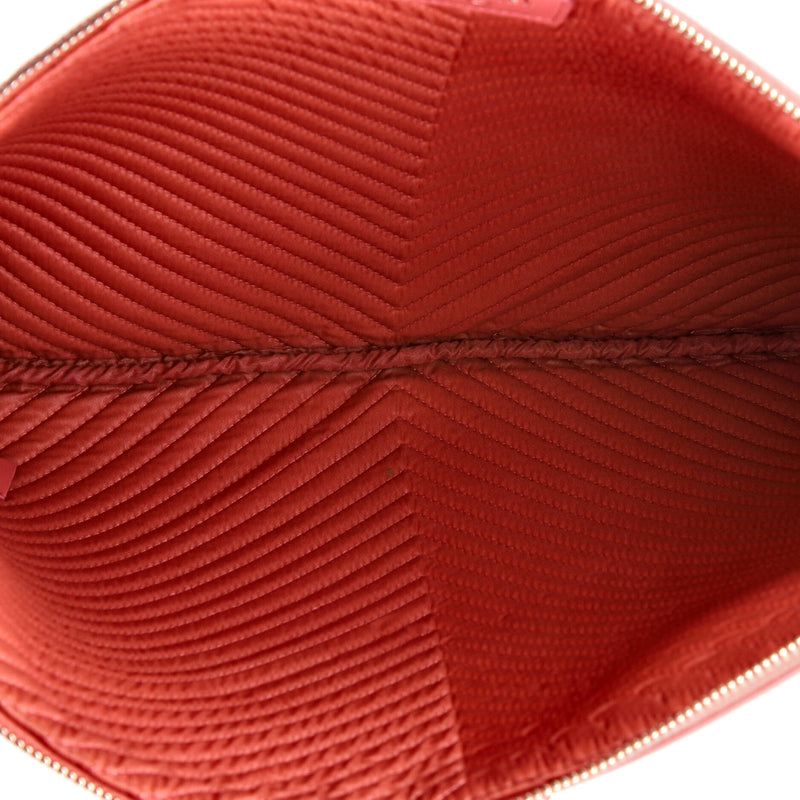 Chanel Boy O Case Clutch Chevron