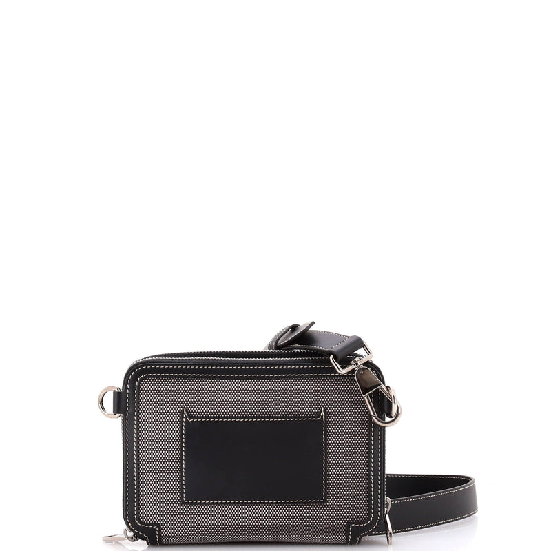 Burberry Logo Front Pocket Zip Around