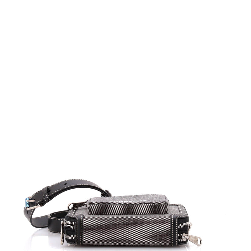 Burberry Logo Front Pocket Zip Around