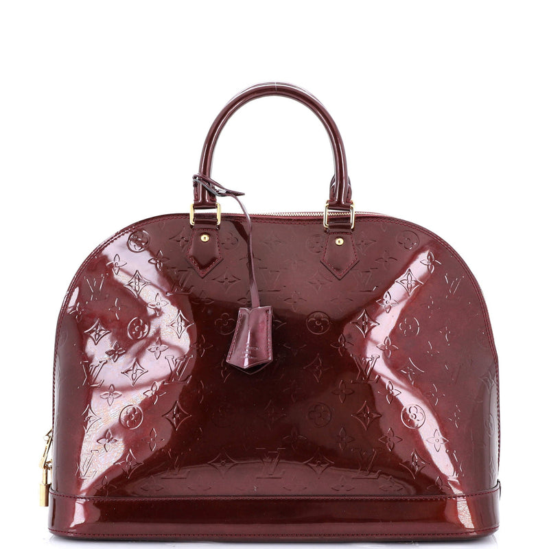 Louis Vuitton Alma Handbag Vernis Gm
