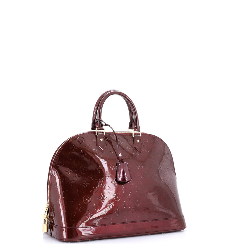 Louis Vuitton Alma Handbag Vernis Gm