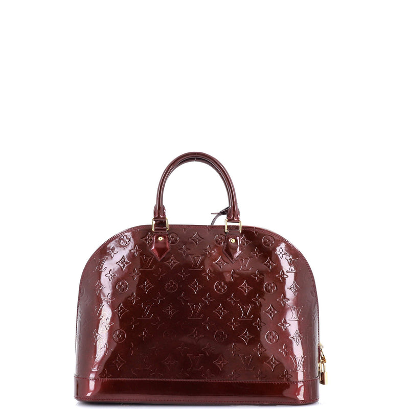 Louis Vuitton Alma Handbag Vernis Gm