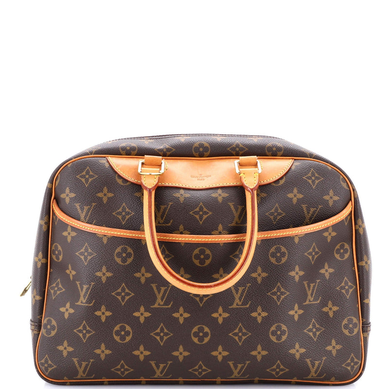 Louis Vuitton Deauville Handbag Canvas