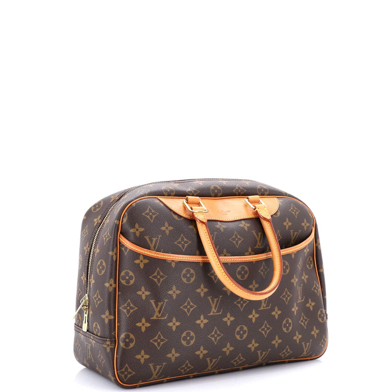 Louis Vuitton Deauville Handbag Canvas