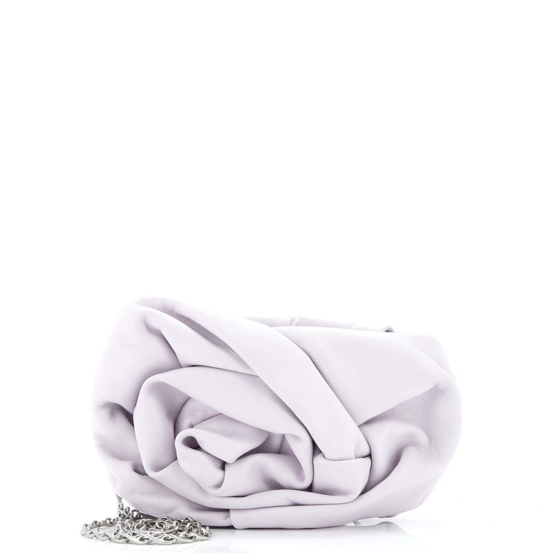 Burberry Rose Chain Clutch Leather