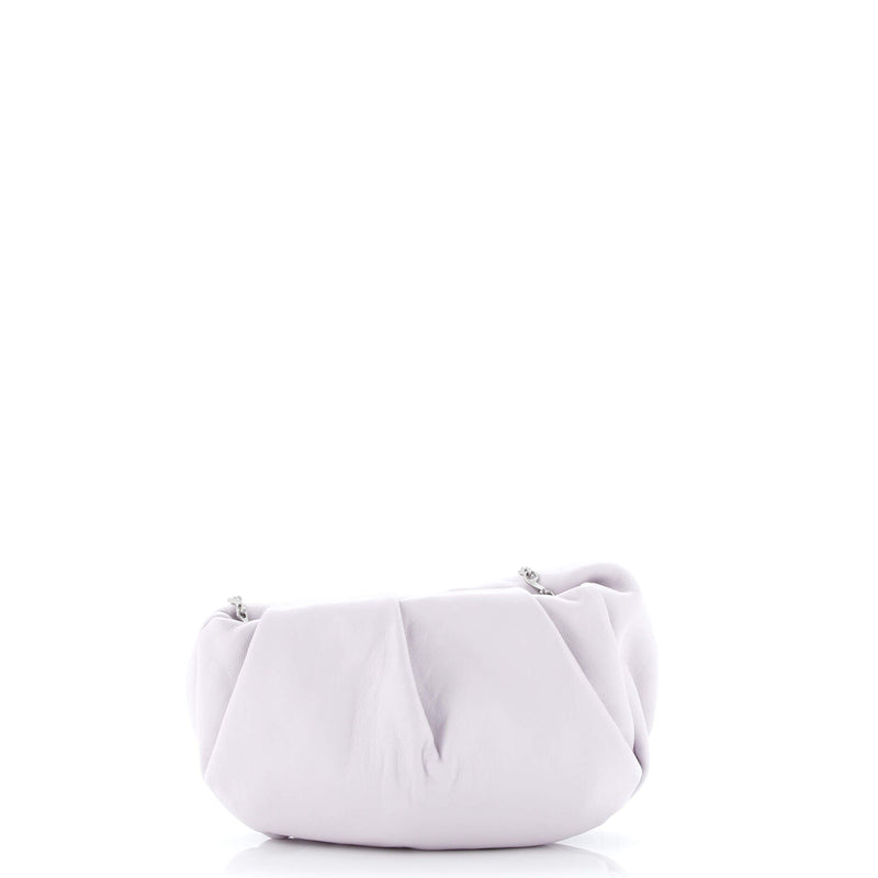Burberry Rose Chain Clutch Leather