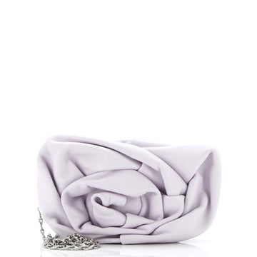 Burberry Rose Chain Clutch Leather