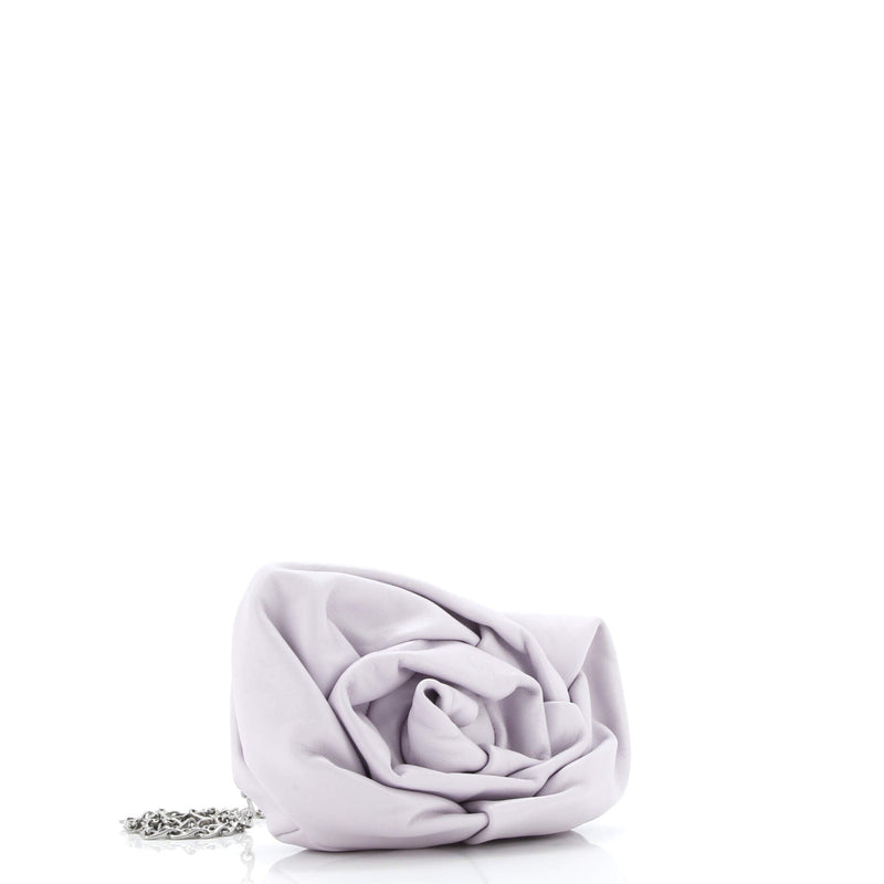 Burberry Rose Chain Clutch Leather
