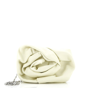 Burberry Rose Chain Clutch Leather