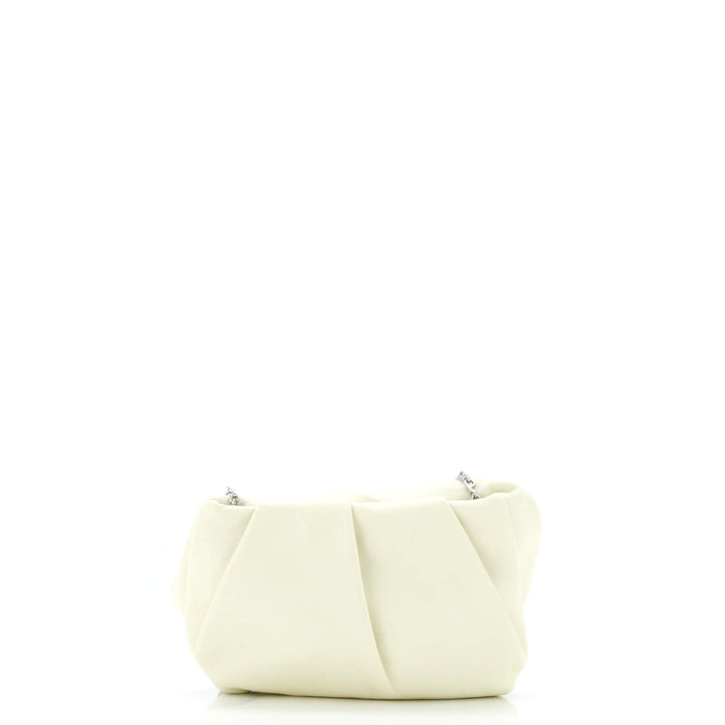 Burberry Rose Chain Clutch Leather