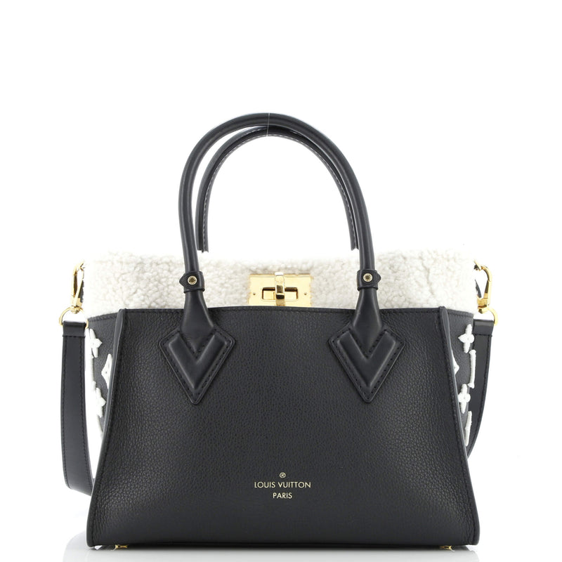 Louis Vuitton On My Side Tote Leather