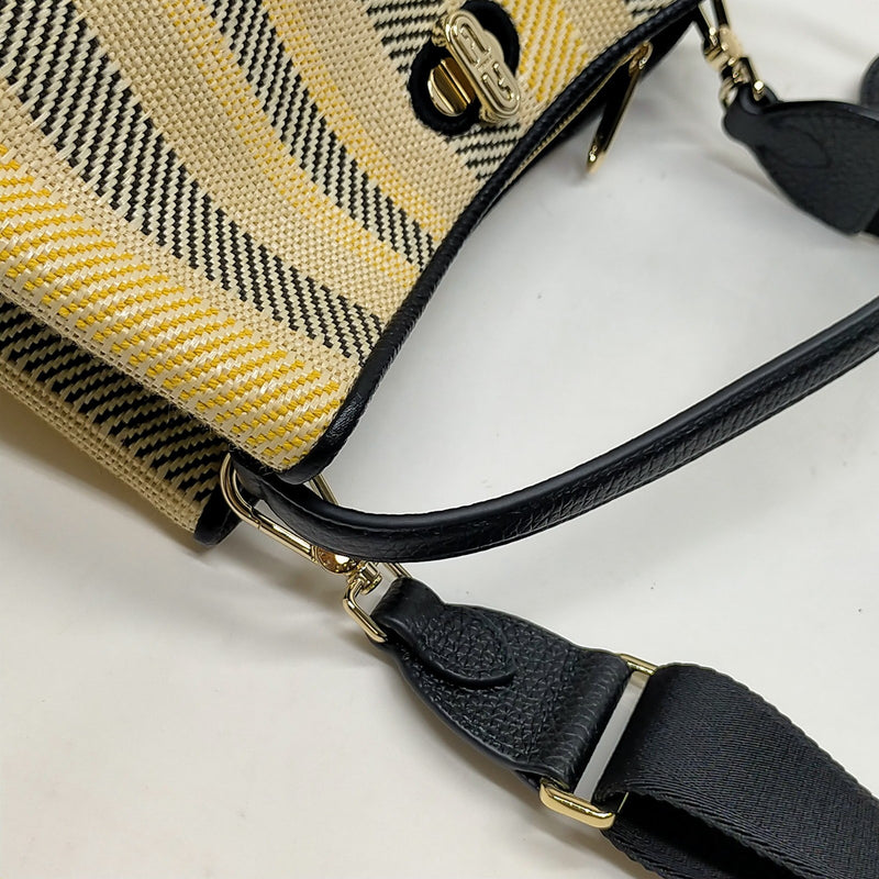 Furla Tote Bag Beige Rafia
