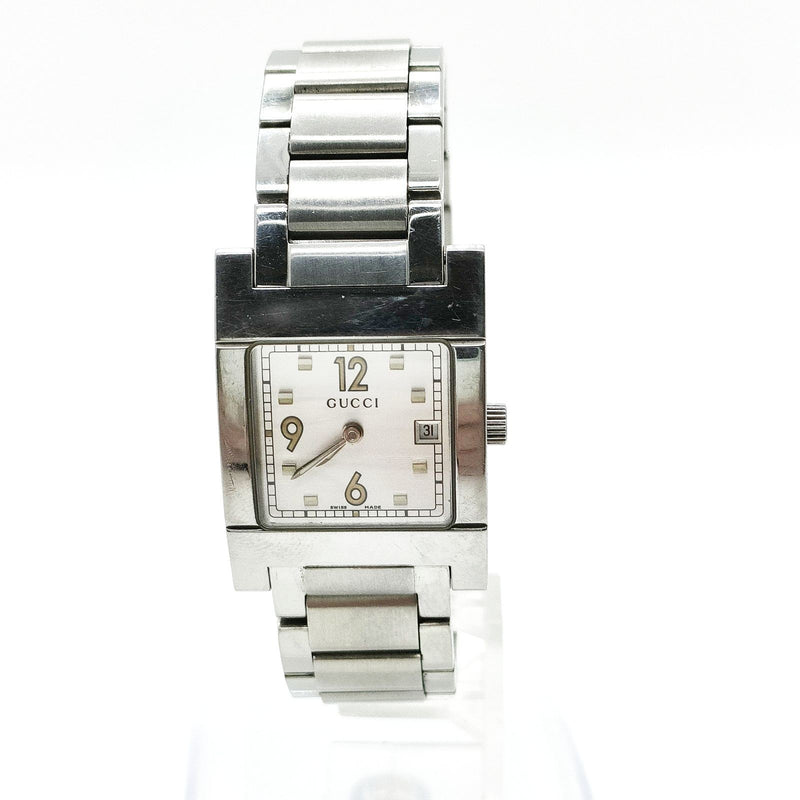 Gucci Watch 24Mm Women's Whites X Silver